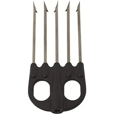 Abbildung von Cressi 1946 Erwachsene Mutliprong Nylon 5 Points INOX Multiprong Prong, Schwarz, Uni