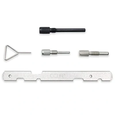 Abbildung von CCLIFE Motor Zahnriemen Wechsel Arretierung Einstellwerzeug Steuerzeiten Werkzeug Kompatibel mit Ford Mazda Volvo 1.25, 1.4, 1.6, 1.8, 2,0L