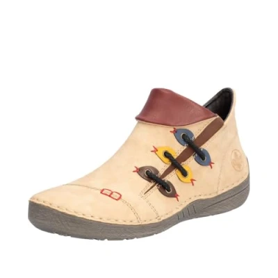 Abbildung von Rieker Damen 72581 Stiefeletten, Beige, 37 EU