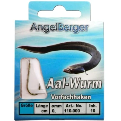 Abbildung von Angel Berger Vorfachhaken gebundene Haken (Aal/Wurm, Gr.8 0.30mm)