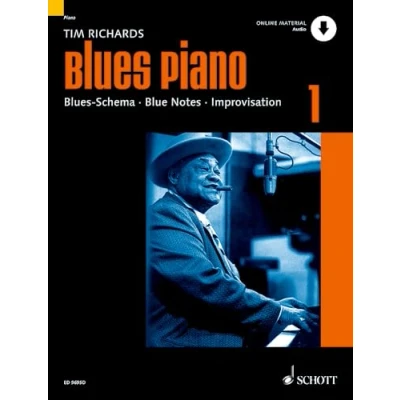 Abbildung von Blues Piano: Schema Blue Notes Improvisation. Band 1. Klavier. (Modern Piano Styles, 1)