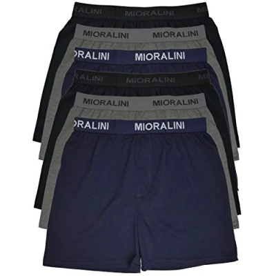 Abbildung von MioRalini 6 Boxershort Baumwolle, Textbund Artikel: STK ohne Eingriff 02, Größe: L