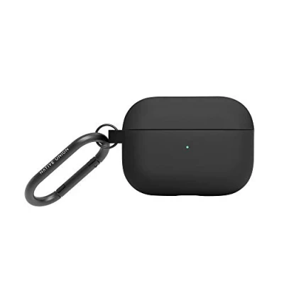 Abbildung von Native Union Roam Case für AirPods Pro Seidig Matte Flüssigsilikonhülle Kompatibel mit Pro, 2 (Schwarz)