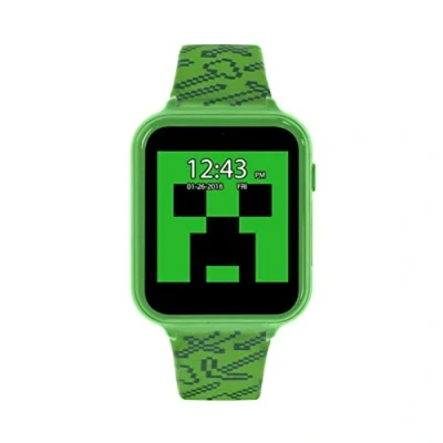 Abbildung von Minecraft Smartwatch mit Kamerafunktion, MIN4045ARG, grün, Riemen
