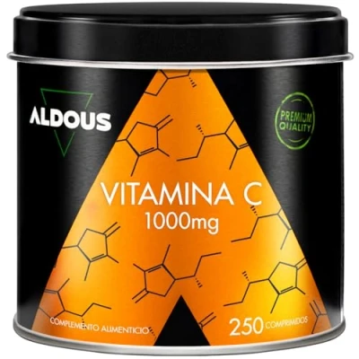 Abbildung von Vitamin C Hochdosiert 1000mg Versorgung für +8 Monate 1 Tablette pro Tag Müdigkeit, Immunsystem und Abwehrkräfte 250 Tabletten Reines