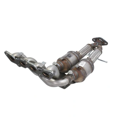 Abbildung von JMJ 1091483 Katalysator Euro 4 (D4) mit Abgaskrümmer FORD: Focus 2, MONDEO 4, Turnier