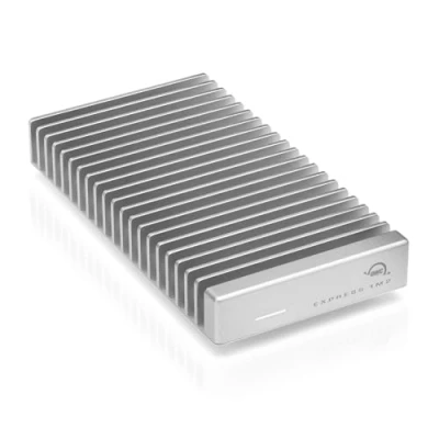 Abbildung von OWC externes SSD Laufwerk mit Aluminium Kühlkörpergehäuse, 1 TB, M2, tragbar, NVMe Thunderbolt (USB C), USB4, ultraschnelles