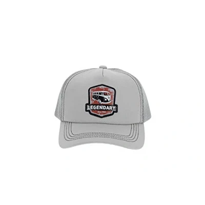 Abbildung von BRISA VW Collection Volkswagen Baseball Cap Military Kappe Mütze Cappy Kopfbedeckung mit T1 Bulli Bus Motiv (Vintage Logo/Grau)