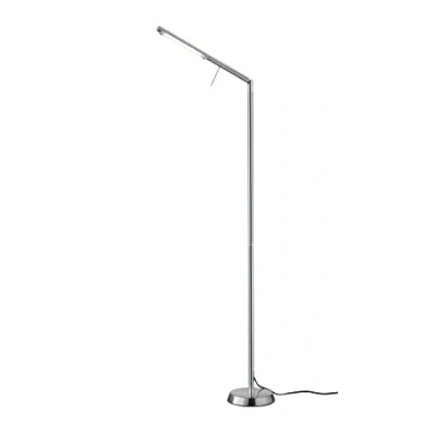 Abbildung von Trio Leuchten LED Stehleuchte Filigran 420490107, Metall Nickel matt, 1x 6 Watt, Tastdimmer