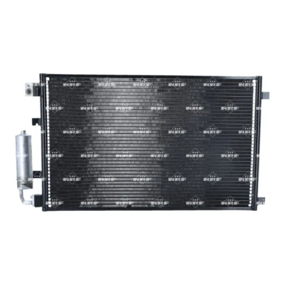 Abbildung von NRF Easy Fit 35973 Klimakondensator mit Trockner, Dichtring 15,5 10,1 Aluminium 595 NISSAN: Qashqai / Qashqai+2 I
