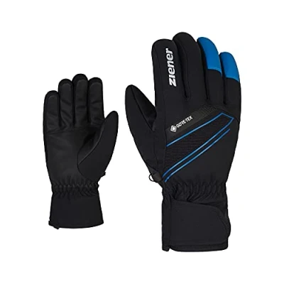 Abbildung von Ziener Herren Gunar Ski Handschuhe/Wintersport wasserdicht atmungsaktiv warm Gore Tex, black.persian blue, 9,5