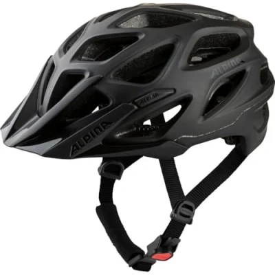 Abbildung von ALPINA Mythos 3.0 LE Leichter und gut belüfteter Fahrradhelm für Erwachsene, Individuell anpassbar, optimalen Komfort Schutz, Black matt, M (57 62cm)