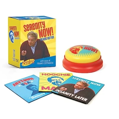 Abbildung von Seinfeld: Serenity Now! Talking Button: Featuring the voice of Frank Costanza! (RP Minis)