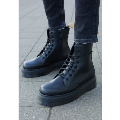 Abbildung von Dr. Martens Vegan Jadon II MONO Schnürstiefelette black, Größe: 36, Black Schuhe