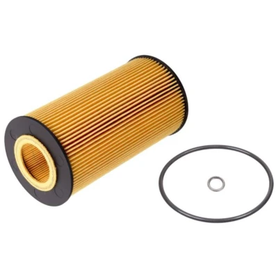 Abbildung von FEBI BILSTEIN 101330 Ölfilter mit Dichtring Filtereinsatz AUDI: A4 B7 Avant, A6 C6 B6 VOLKSWAGEN: Phaeton