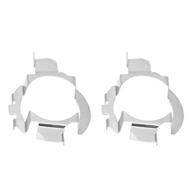 Abbildung von Qiilu 1 Paar LED Sockelhalter, H7 Scheinwerferadapter Halter Scheinwerfer Lampenfassung Adapter