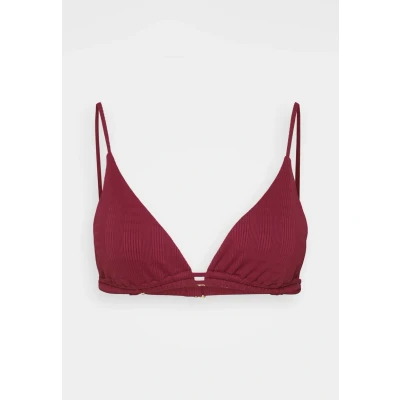 Abbildung von Copenhagen Studios Triangle Bikinitop, Damen, Größe: 38xC/D, Wine red