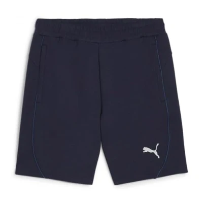 Abbildung von puma Unisex Teamfinal Casuals Jr Gestrickte Shorts, Navy Silver, 116 EU