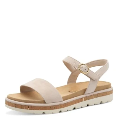 Abbildung von Marco Tozzi Plateausandalette, Damen, Größe: 39, Magnolia Schuhe