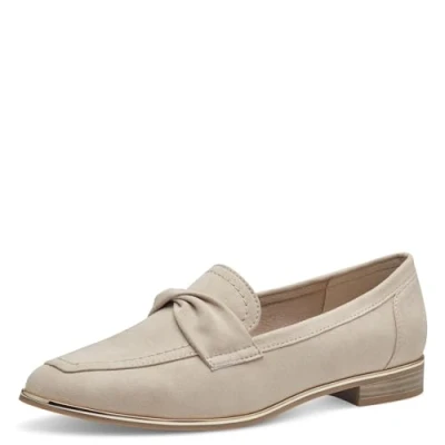 Abbildung von MARCO TOZZI Damen Slipper mit Blockabsatz Vegan, Beige (Dune), 37 EU