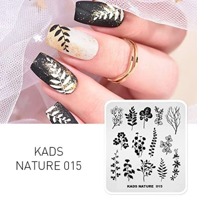 Abbildung von KADS Nail Stempelnde Platte chinesischen Stil Vorlage Bild Design Platten für Art Dekoration und DIY (NA015)
