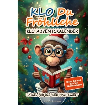 Abbildung von Klo Du Fröhliche: Der Adventskalender mit 24 Rätsel für die Weihnachtszeit. Verschiedene Denksportaufgaben besinnliche Momente auf dem stillen ... Männer, Frauen und Menschen Humor.