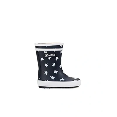 Abbildung von Aigle Jungen Unisex Kinder Baby Flac Gummistiefel, Marineblauer Stern, 22 EU