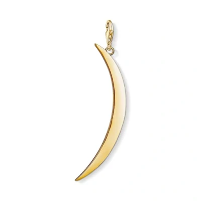 Abbildung von Thomas Sabo Damen Anhänger Mond 750 Gelbgold Vergoldung 925 Sterling Silber Y0004 413 39