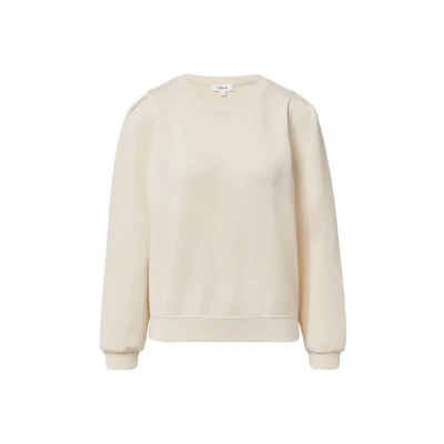Abbildung von s.Oliver MIT PUFFÄRMELN Sweatshirt, Damen, Größe: 34, Helles sand