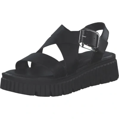 Abbildung von Tamaris Plateausandalette, Damen, Größe: 41, Black Schuhe