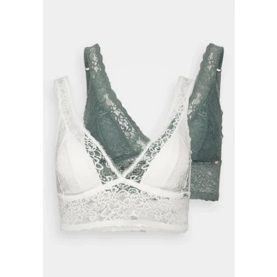 Abbildung von Dorina 2 PACK Triangel BH, Damen, Größe: 36, Green/ivory