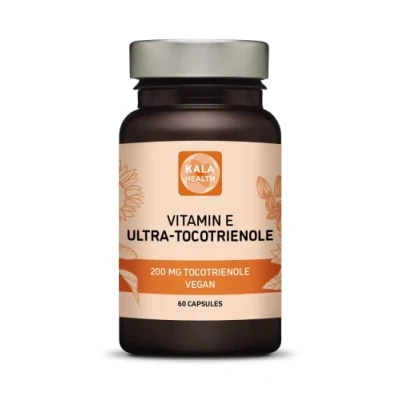 Abbildung von Kala Health Ultra Tocotrienol 200mg Vitamin E Vegan alle 4 Tocotrienole Alpha + Beta Gamma Delta keine Tocopherole