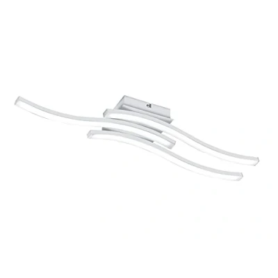 Abbildung von Reality Leuchten LED Deckenleuchte Route R62473135, Metall Schwarz matt, Holznachbildung, inkl. 3x 5 Watt