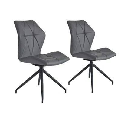 Abbildung von byLIVING Esszimmerstuhl »Imke«, (Set), 2 St., Kunstleder, 2er Set, gemütlicher mit Steppung, 360 Grad drehbar