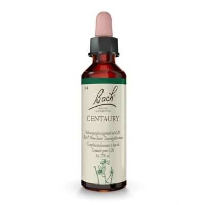 Abbildung von Original Bachblüten Tropfen Nr. 4 Centaury: Zu sich selbst stehen mit der Bach Blüte Tausendgüldenkraut, 20ml