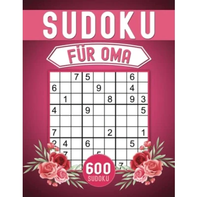 Abbildung von Sudoku für Oma: 600 Von Leicht Bis Mittel Mit Lösungen