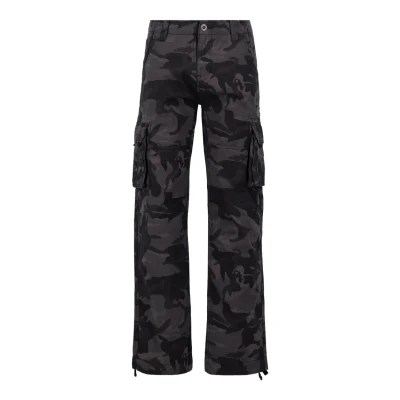Abbildung von Alpha Industries JET camo Cargohose, Herren, Größe: 34, Black