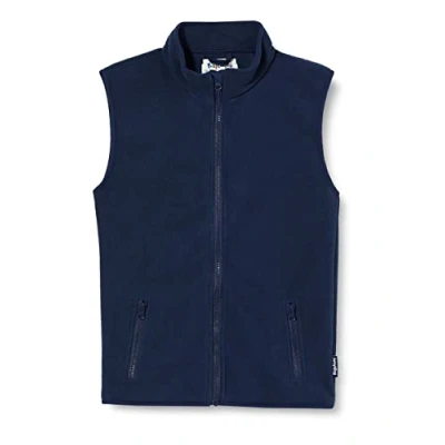 Abbildung von Playshoes Unisex Kinder Fleece Weste Outdoor Oberteil, dunkelblau, 140