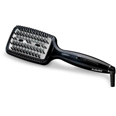 Abbildung von BaByliss Smoothing Heated Brush Glättbürste mit Ionen Technologie, HSB101E