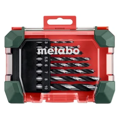 Abbildung von METABO 626705000 Metallspiralbohrer Satz 8 SP
