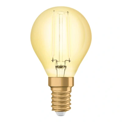 Abbildung von OSRAM LED Vintage Edition 1906, Sockel: E14, Nicht Dimmbar, Warmweiß, Filament Gold
