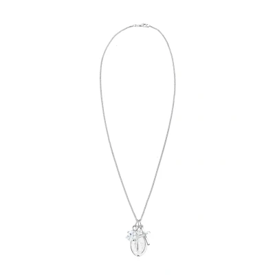 Abbildung von Elli Halskette Damen Marienbild Kreuz mit Zirkonia Kristall in 925 Sterling Silber