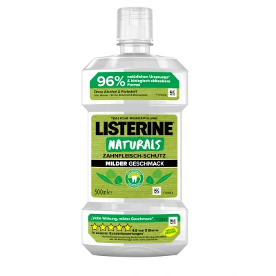 Abbildung von LISTERINE NATURALS Zahnfleisch Schutz Flasche 500ml 500 ml