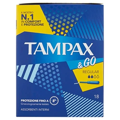 Abbildung von Tampax &amp; Go Tampons, regular, 18 Stück
