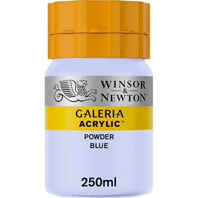 Abbildung von Winsor &amp; Newton 2137446 Galeria Acrylfarbe, hohe Pigmentierung, lichtecht, buttrige Konsistenz, 250 ml Tube Puderblau