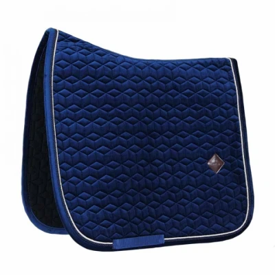 Abbildung von Kentucky Schabracke Basic Velvet Dressur Navy Vollblut