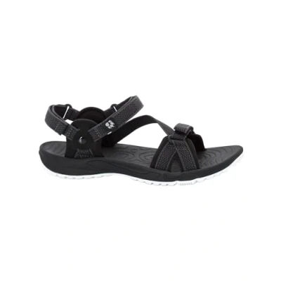 Abbildung von Jack Wolfskin Lakewood RIDE Trekkingsandale, Damen, Größe: 37, Black Schuhe