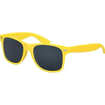 Abbildung von Balinco Sonnenbrille UV400 CAT 3 CE Rubber mit Federscharnier für Damen &amp; Herren (gelb smoke)