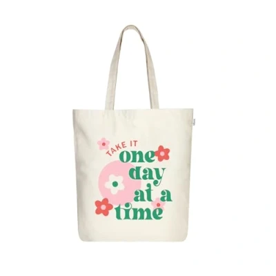 Abbildung von Ecoright Aesthetic Canvas Tote Bag für Frauen mit Reißverschluss, Strand, Lebensmittelgeschäft, Reisen, Schule, Arbeit, Gym, Geschenke Mädchen