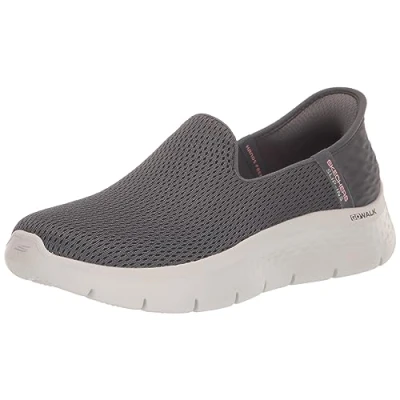 Abbildung von Skechers Damen Women&#039;s Hands Free Slip ins Go Walk Flex Relish Sneaker, Dunkelgrau, 40 EU